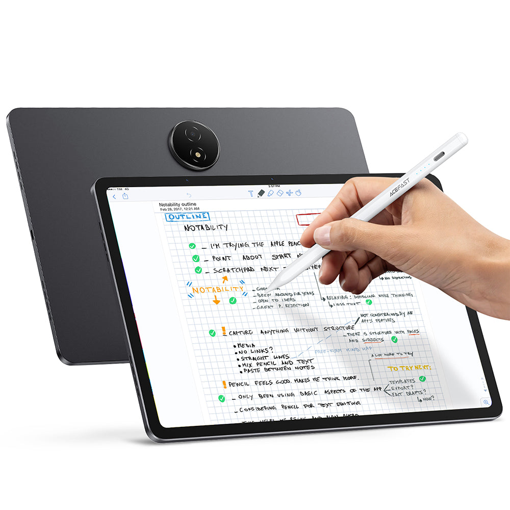 Touch Pen Acefast V1, Ενεργή Έκδοση, Λευκό