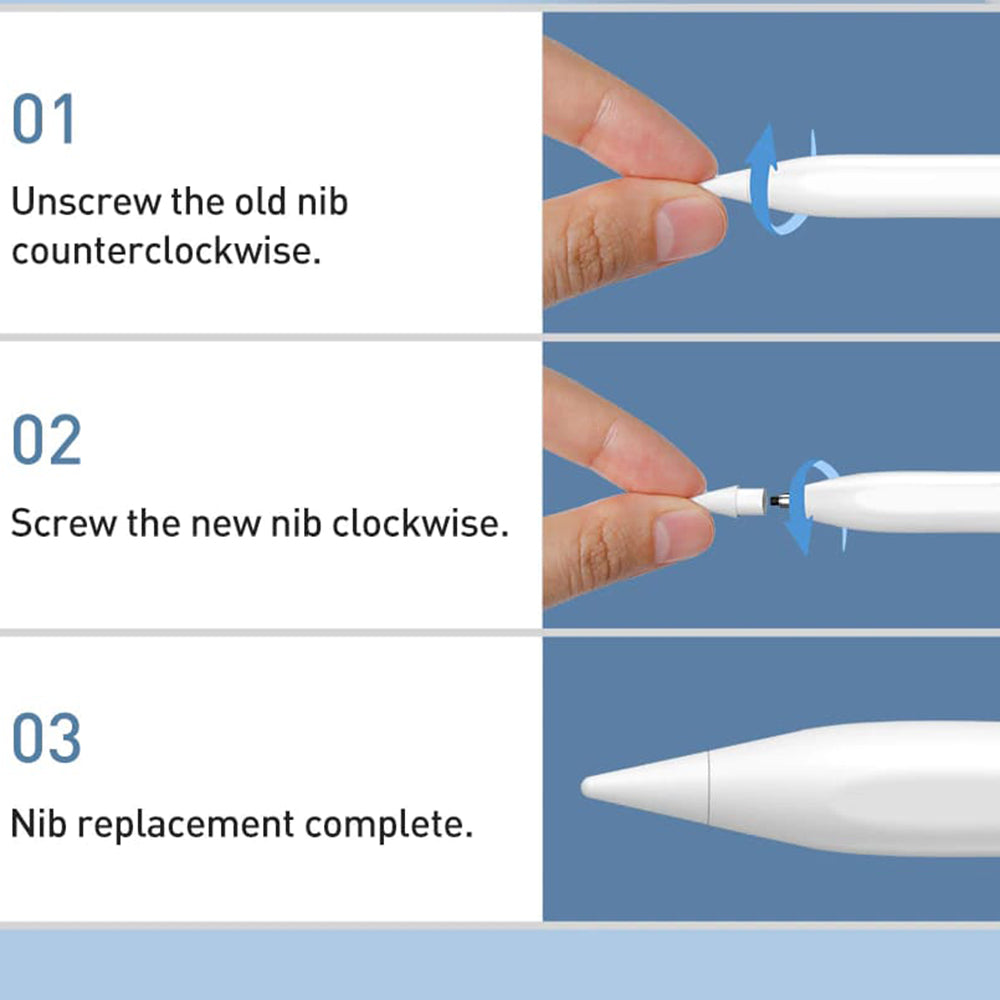 Στυλό αφής Baseus Smooth Writing για Apple iPad, λευκό SXBC040102 