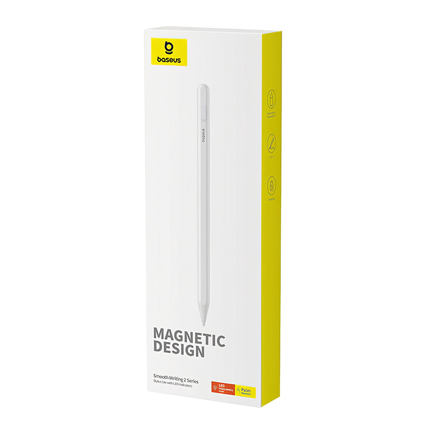 Στυλό αφής Baseus Smooth Writing 2 Magnetic Series για Apple iPad, ενεργή έκδοση, λευκό P8001580222213-02 