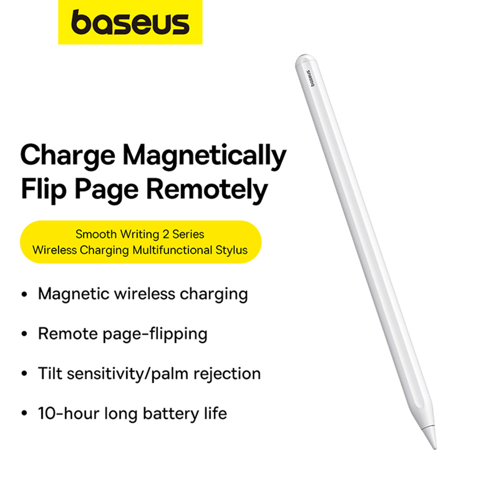 Touch Pen Baseus Smooth Writing 2 Series για Apple iPad, Ενεργή Έκδοση, Λευκό P80015807213-00