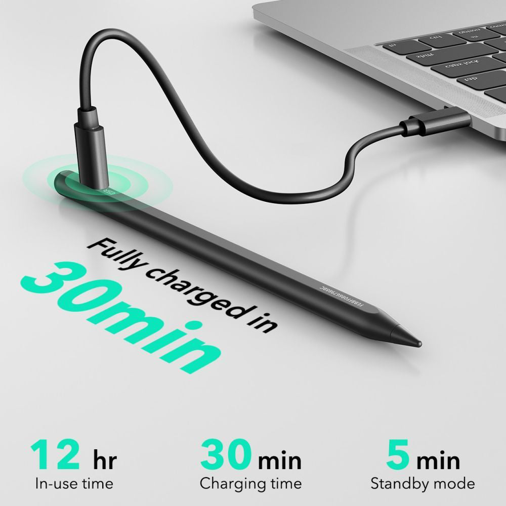Touch Pen ESR Geo για Apple iPad, Ενεργή Έκδοση, Μαύρο