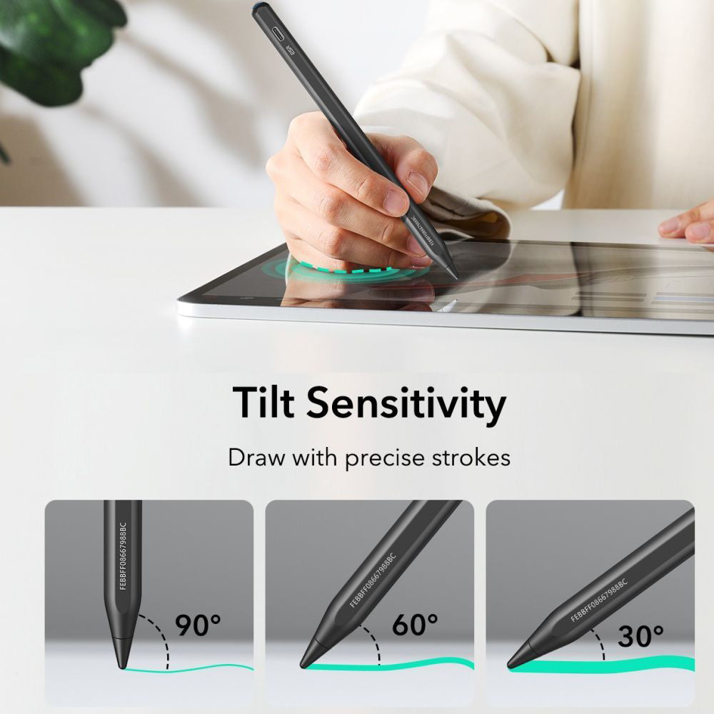 Touch Pen ESR Geo για Apple iPad, Ενεργή Έκδοση, Μαύρο