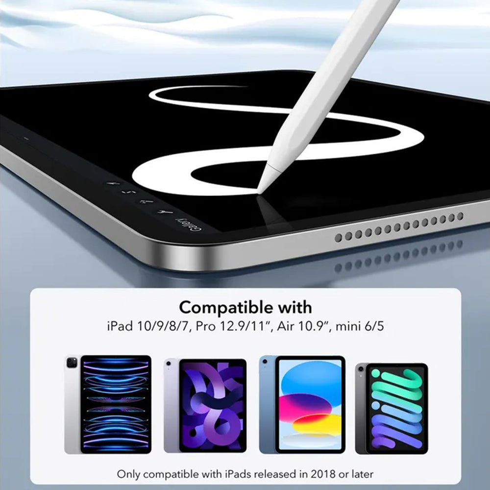 Touch Pen ESR για Apple iPad, Ενεργή Έκδοση, Λευκό