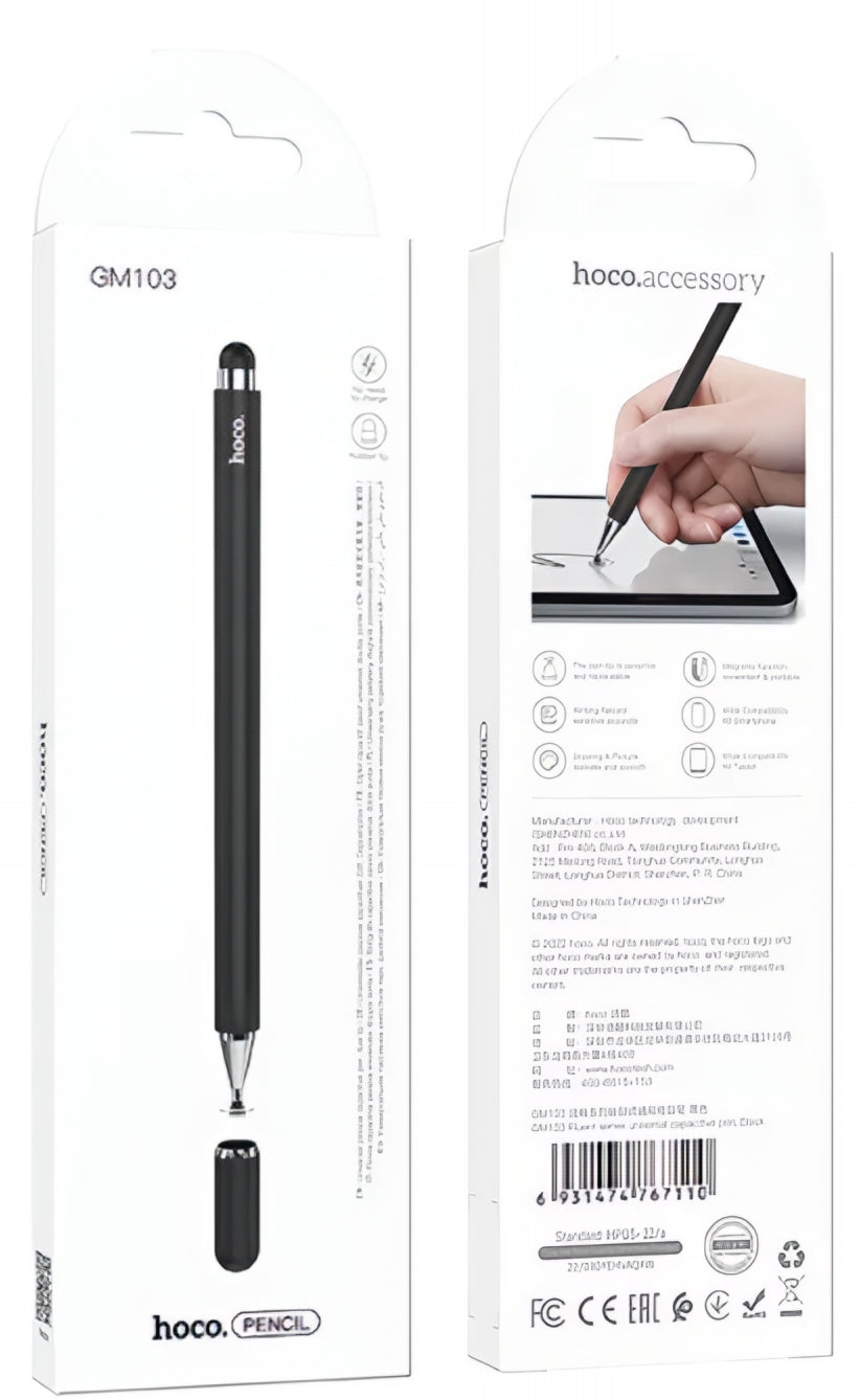 Touch Pen HOCO GM103 2in1, Black
