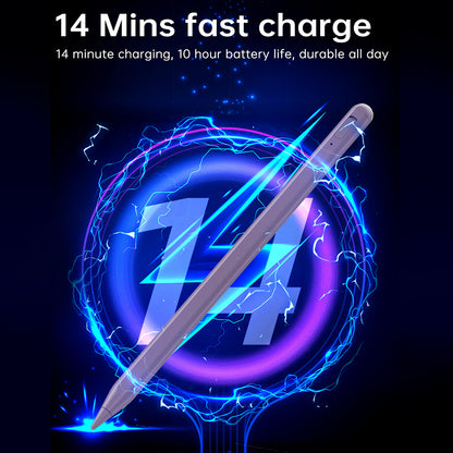 Touch Pen Techsuit AC10SH για Apple iPad, Ενεργή Έκδοση, Ανοιχτό Ροζ