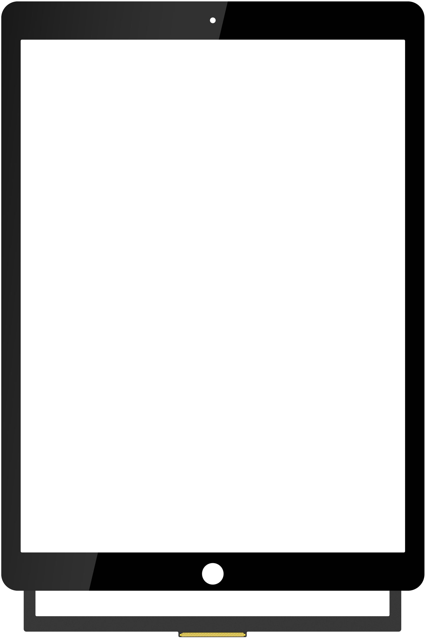 Touchscreen Forward Guard OCA για Apple iPad Pro 12.9 (2017), Μαύρο