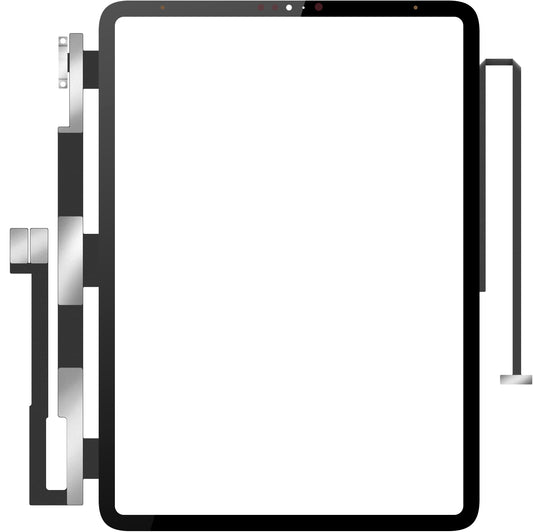 Touchscreen Forward Guard OCA για Apple iPad Pro 12.9 (2020), Μαύρο