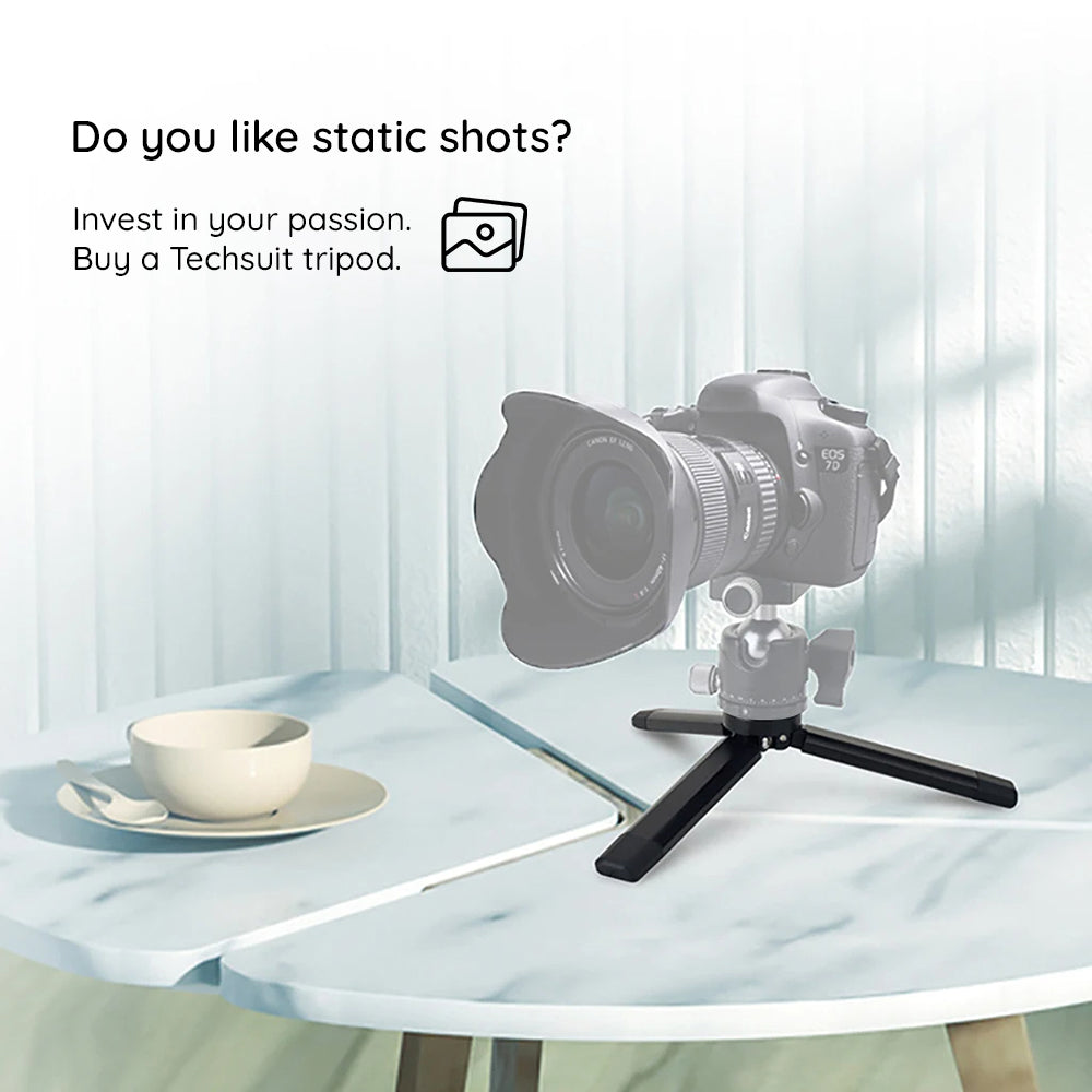 Τρίποδο 1/4inch Techsuit TPD2, Μαύρο