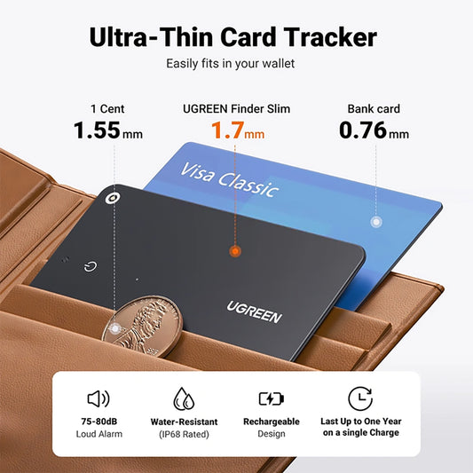 UGREEN SmartTag CM817 για σειρές iOS, Μαύρο