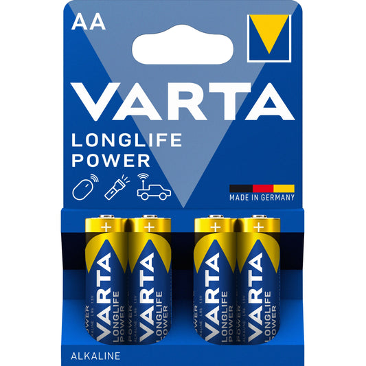 Μπαταρίες Varta Longlife Power 4906, AA / LR6, σετ 4 τεμαχίων 04906121414