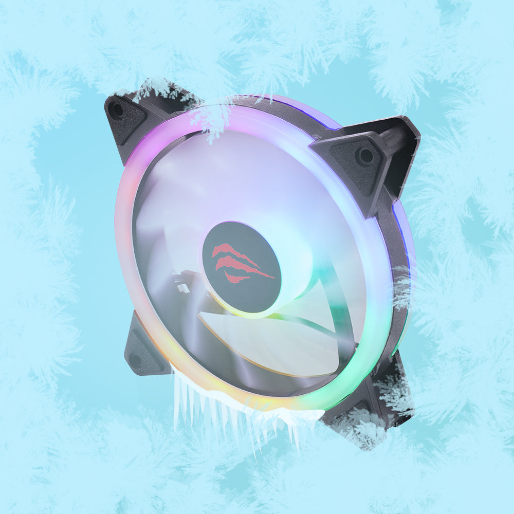 Ανεμιστήρας HAVIT F2089, 1200RPM, 35dB, 1.32W, Μαύρο