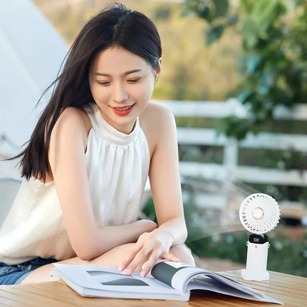 Techsuit N15 Portable Fan, Pink