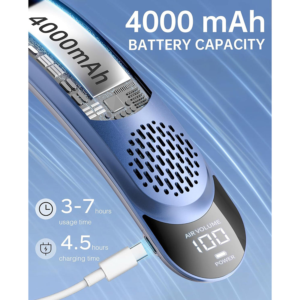 Φορητός Ανεμιστήρας Techsuit S8, Μπλε