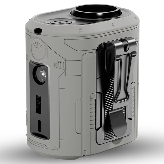 Φορητός Ανεμιστήρας Techsuit Z14 με εξωτερική μπαταρία 5000mAh, Γκρι