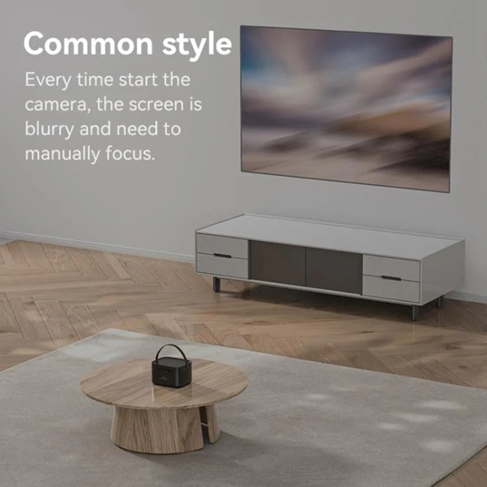 Βιντεοπροβολέας Yesido TV13, 720P, 190ANSI, Android 9.0, Λευκό