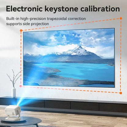 Βιντεοπροβολέας Yesido TV13, 720P, 190ANSI, Android 9.0, Λευκό