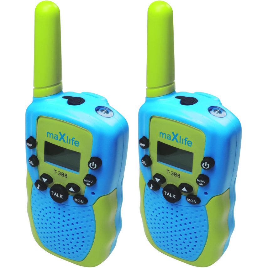 Walkie Talkie MaXlife MXWT-200, σετ 2 τεμαχίων, διάφορα χρώματα 